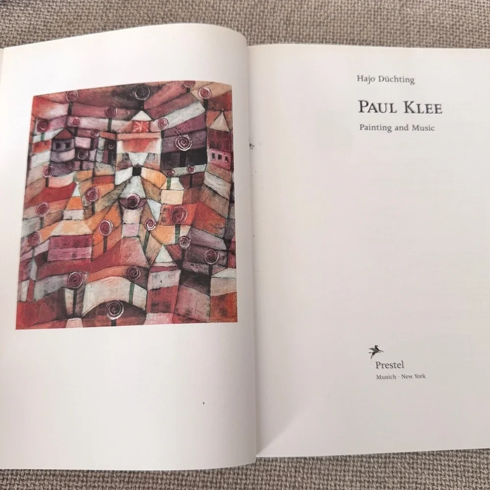 Vintage‎ 1997 Paul Klee Painting & Music Art Book Prestel